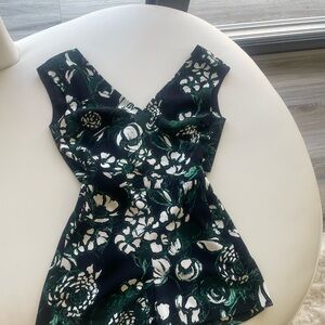Club Monaco open back Floral Romper